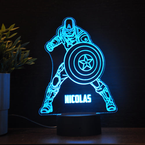 Acrylic Lamp Captain America