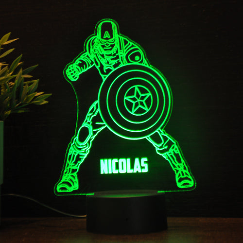Acrylic Lamp Captain America