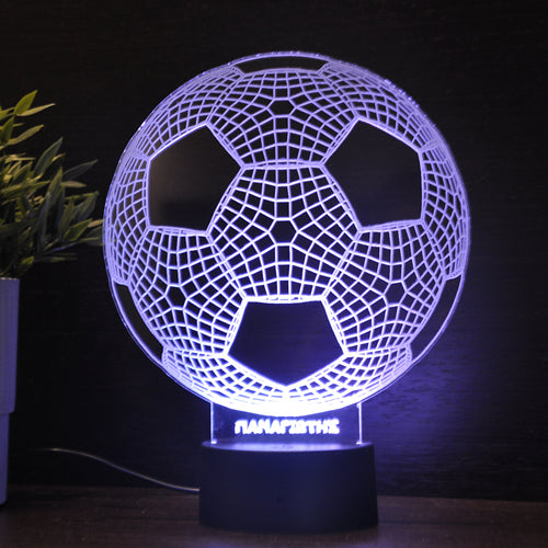 Acrylic Lamp Football