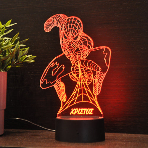 Acrylic Lamp Spiderman