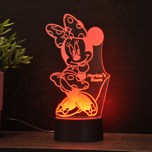 Acrylic Lamp Minnie