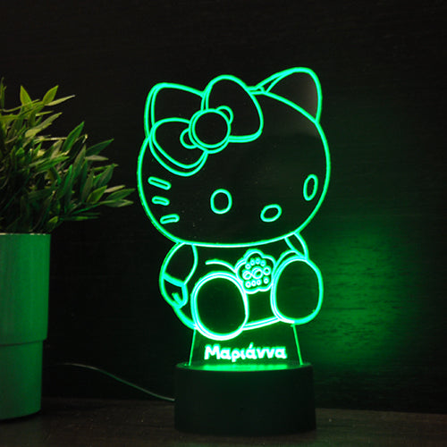 Acrylic Lamp Hello Kitty