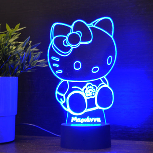 Acrylic Lamp Hello Kitty