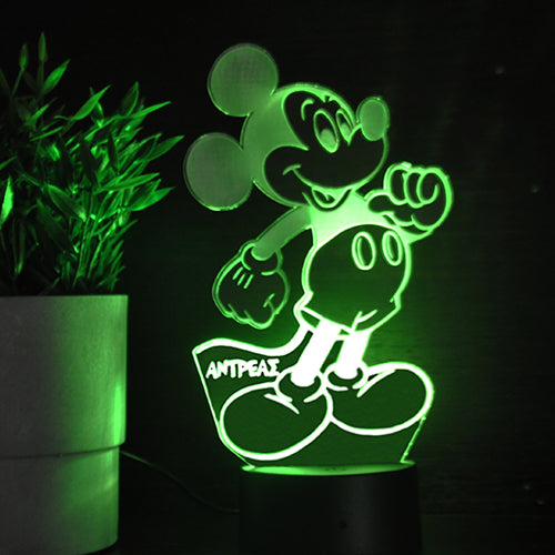 Acrylic Lamp Mickey