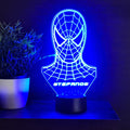 Acrylic Lamp Spiderman Head