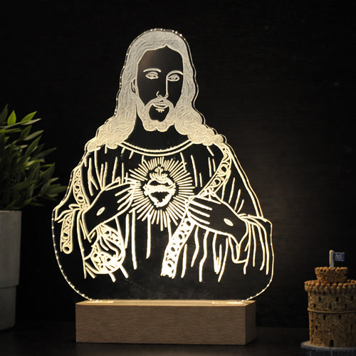 Acrylic Lamp Jesus