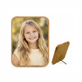 Aluminum Photo Panel 15x10cm with Bamboo Frame
