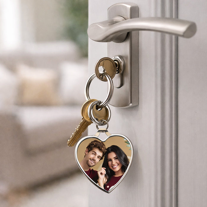Keyring Metal Heart