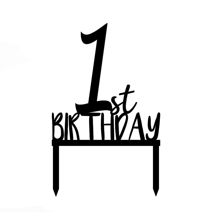 Cake Topper Birthday with Number