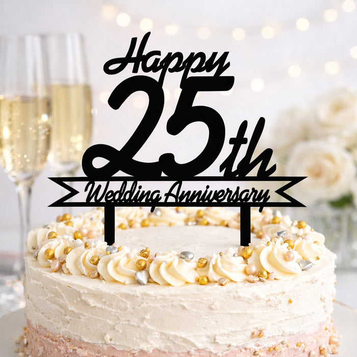 Cake Topper Wedding Anniversary with Number