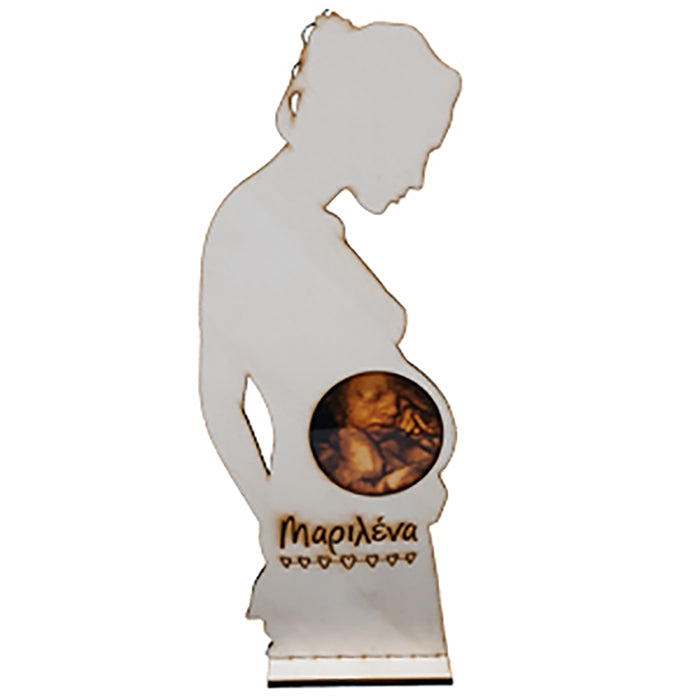 Pregnant with Ultrasound Baby Photo