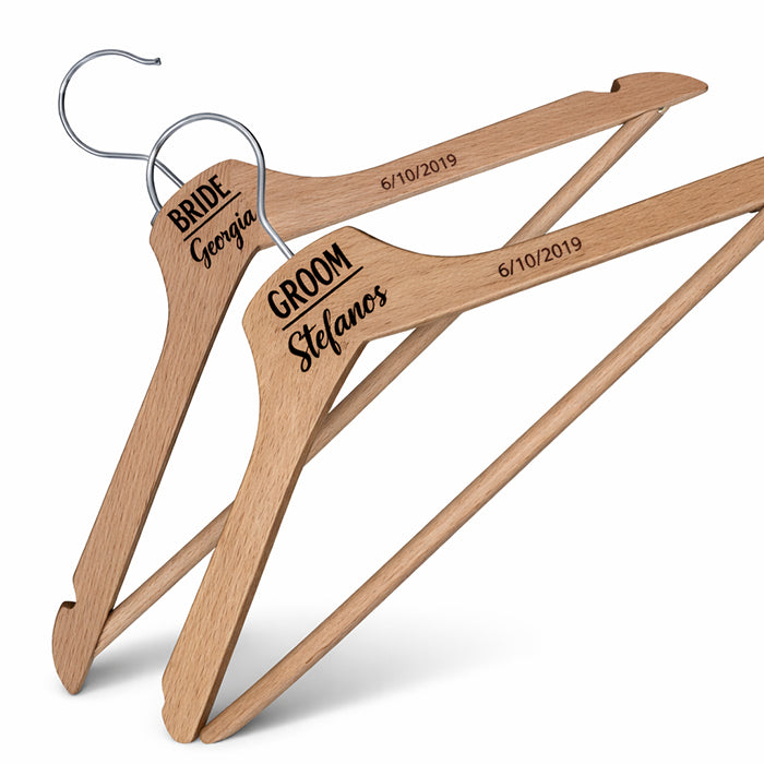 Clothes Hanger with Engraving