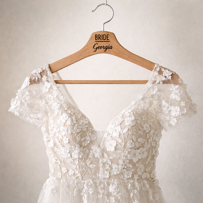 Clothes Hanger with Engraving