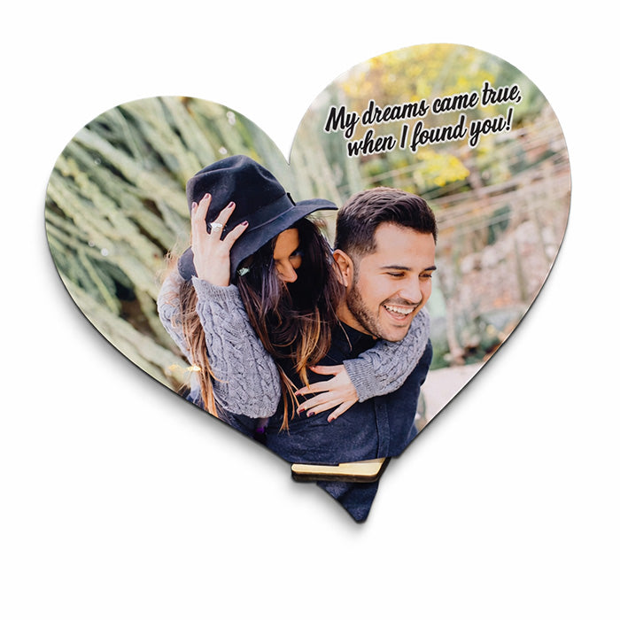 Heart wooden with stand