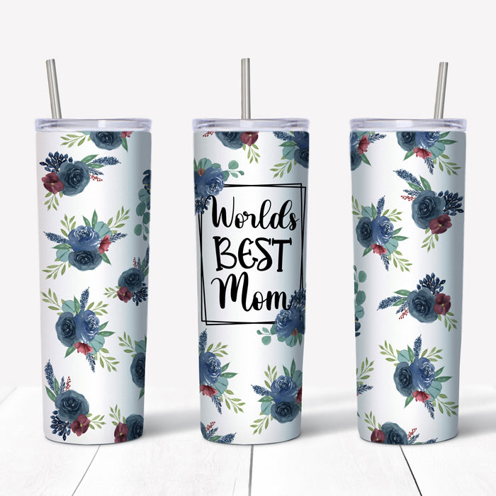 Stainless Steel Skinny Tumbler 20oz White