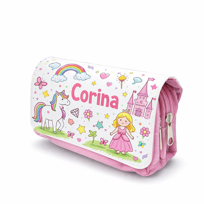 Pencil Bag Blue/Pink