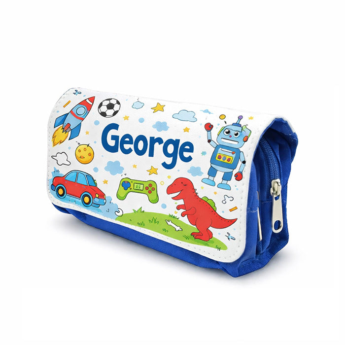 Pencil Bag Blue/Pink