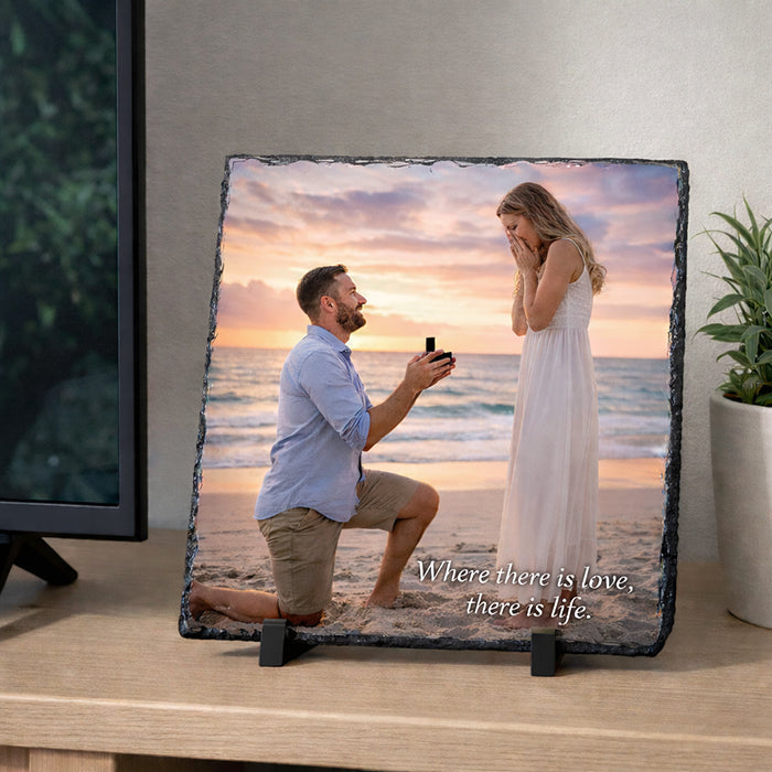 Photo Slate Square 30x30cm