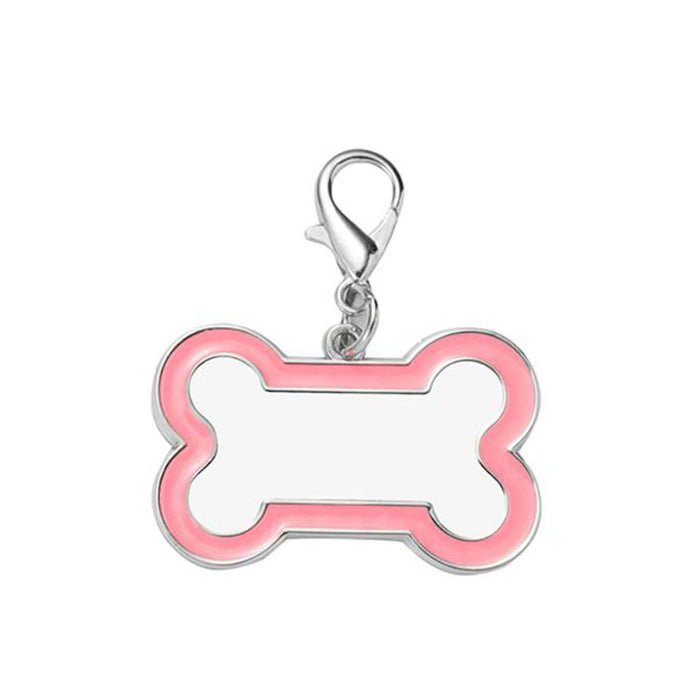 Pet Tag Dog Bone Zinc Alloy