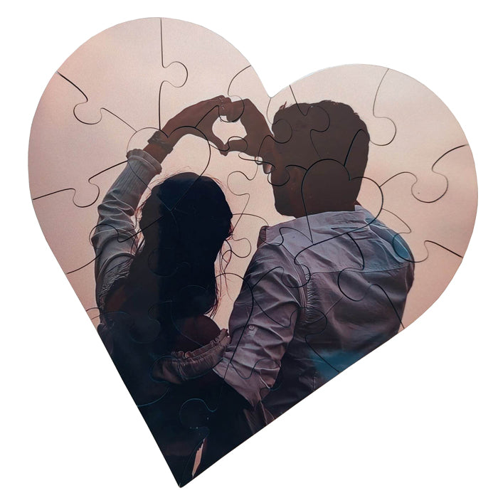 Puzzle Heart Hard Board (25pcs)